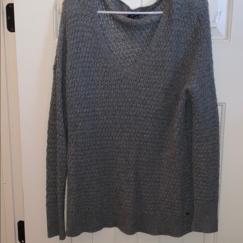 Large chunky knit sweater